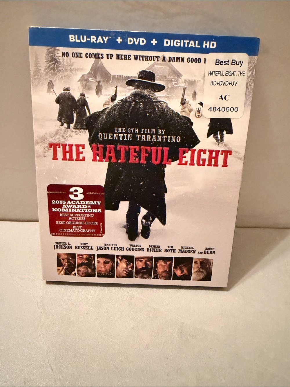 The Hateful Eight Blu-ray 2016 Quentin Tarantino Samuel L. Jackson Kurt Russell